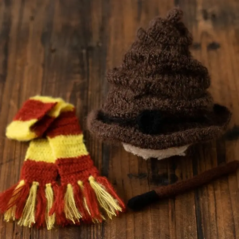 Herry Porter Knitted Magic Set - Newborn Photography Props - Image 4